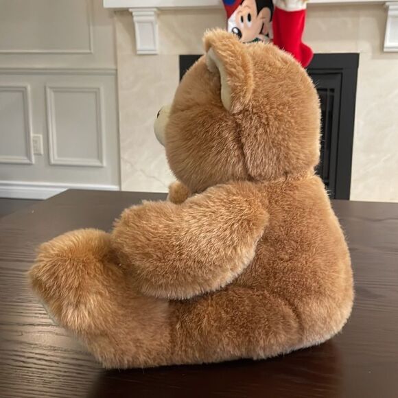 Chrisha Playful Plush Apricot Large Bear Excellent Condition 12” tall sitting - Picture 5 of 8
